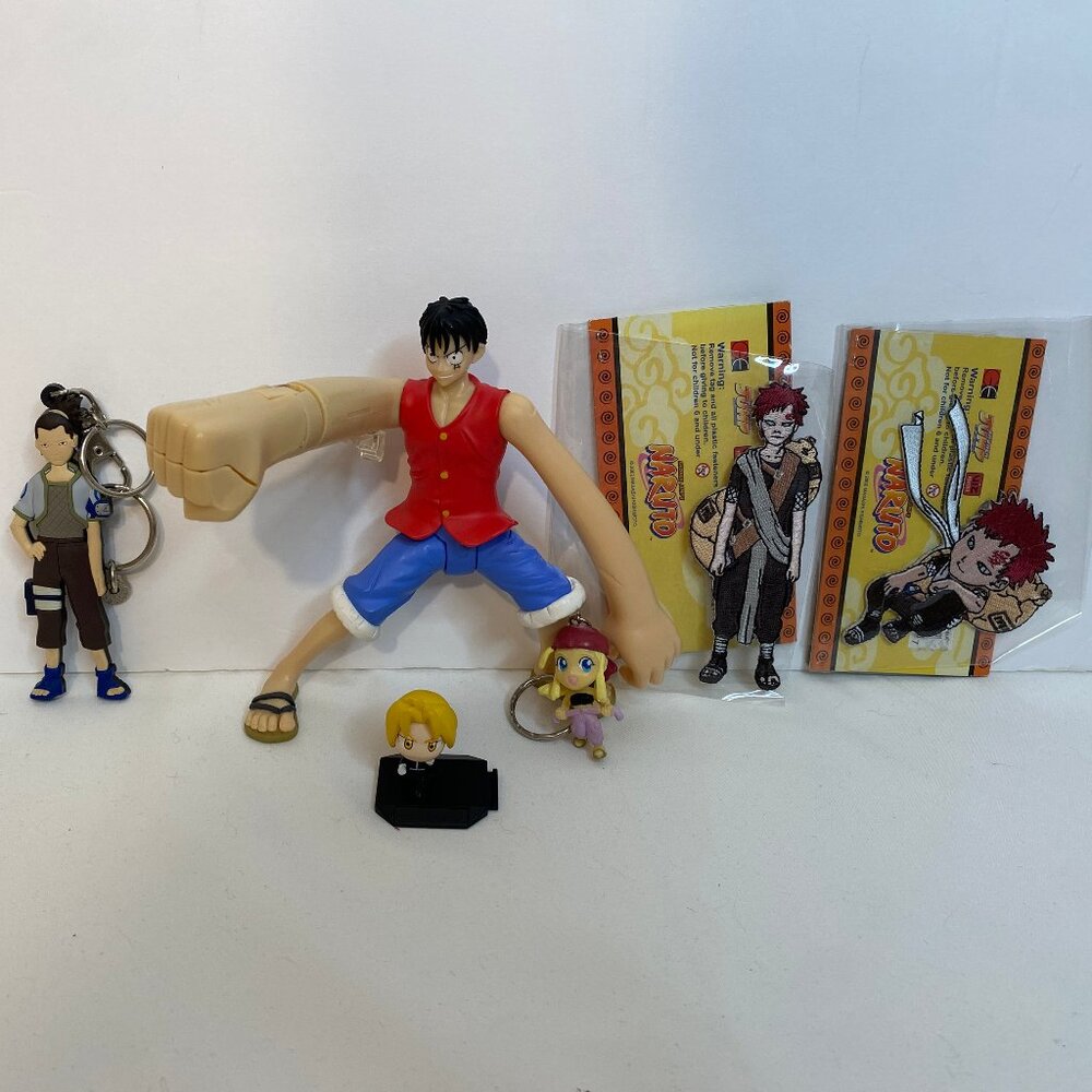 Anime Toy Lot - Full Metal Alchemist One Piece,Naruto - Japan Figures